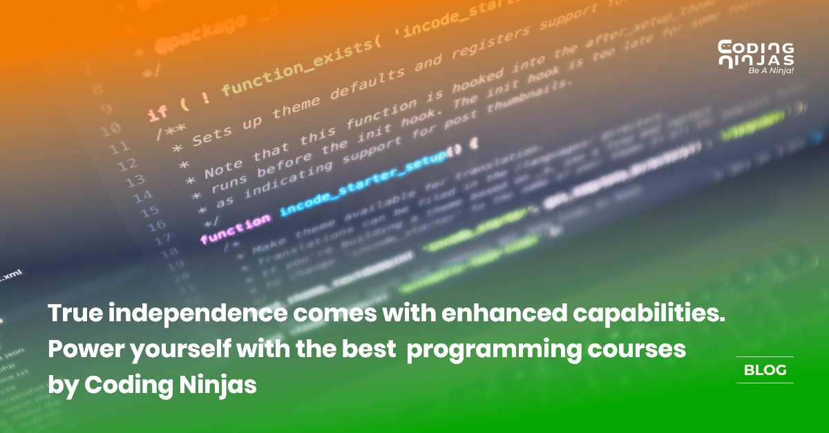 Best programming courses at Coding Ninjas