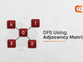 DFS using adjacency matrix