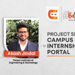 Akash Jindal & his team create TIET Internship Portal