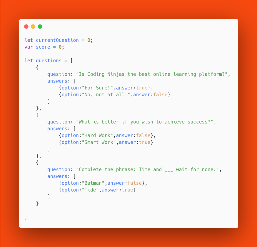  JavaScript – Custom Variables
