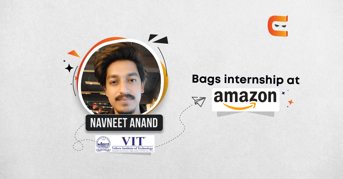 Navneet Anand secures internship opportunity with Amazon