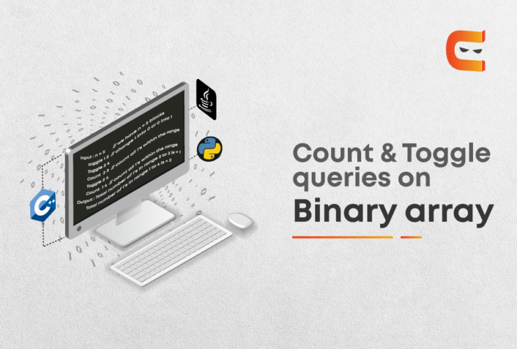 Count & Toggle queries on Binary Array