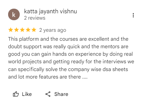 Coding Ninjas DSA Course Review