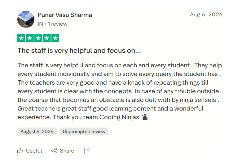 Coding Ninjas GenAI Course Review